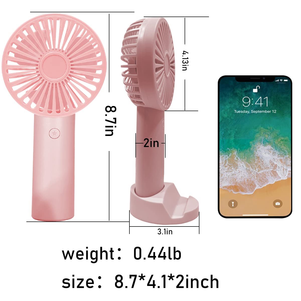 DD8187 Travelling Mini Hand Fan - Ali Trade